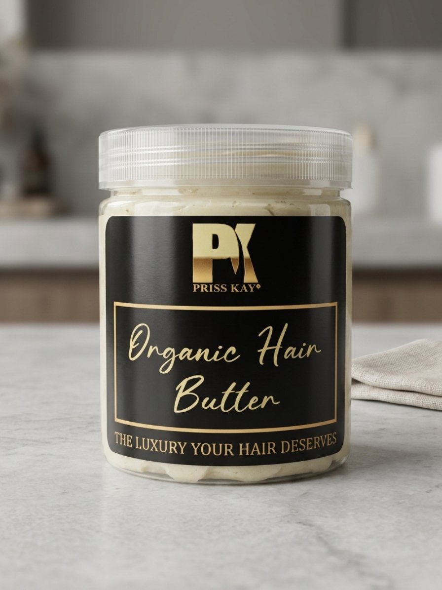 Prisskay Organic Hair Butter – Deep Moisture & Curl Definer, Cruelty-Free